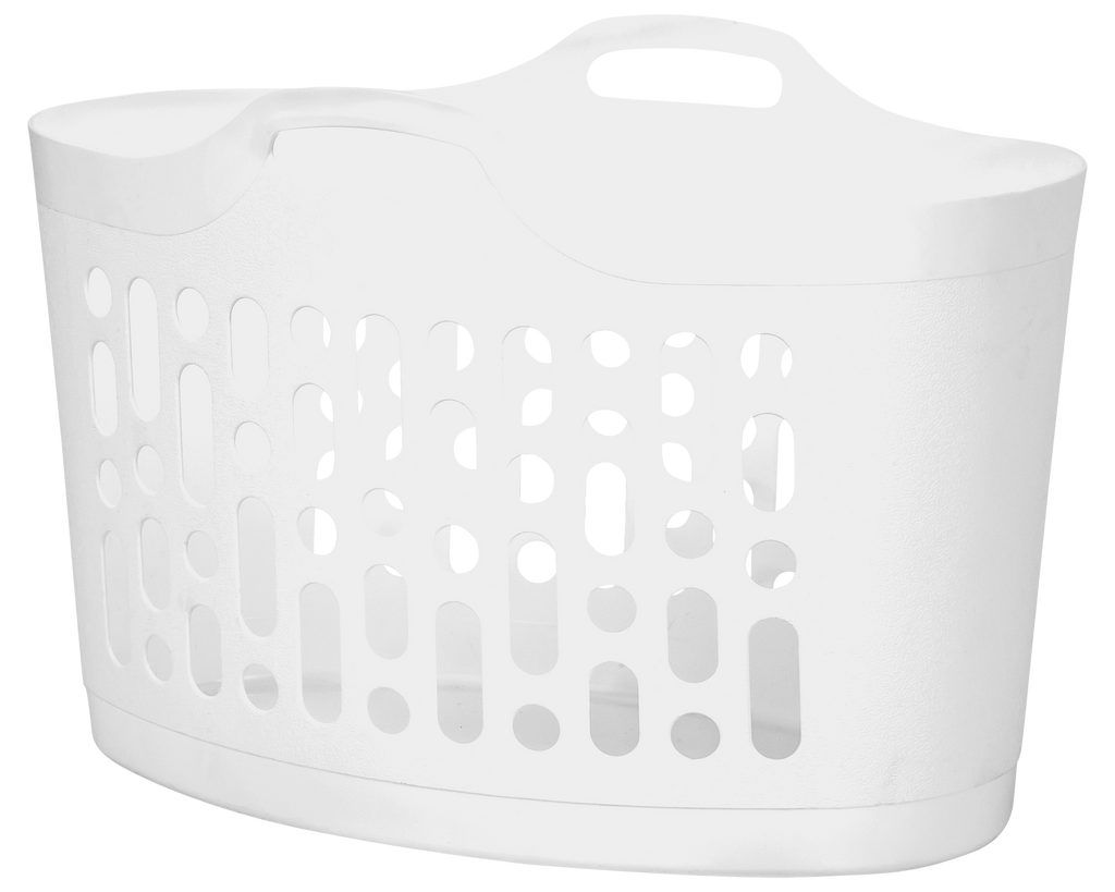 Flexi-Store Laundry Basket - White (50Ltr)