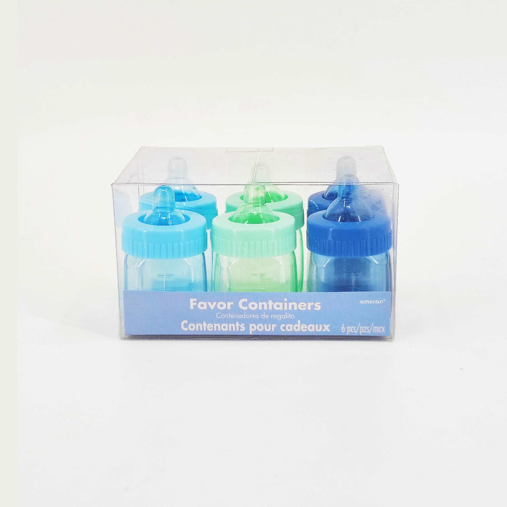 Favor Bottle 6Pcs - Blue Baby