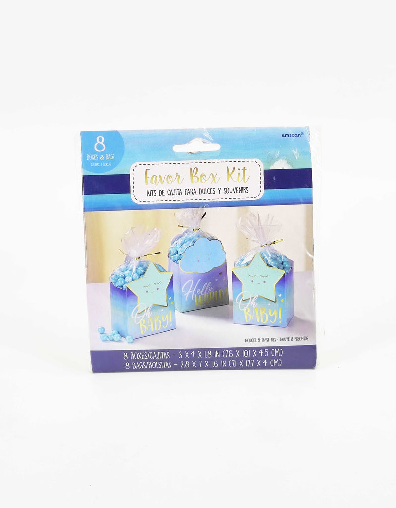 Favor Box Kit 8Pcs - Oh Baby Boy