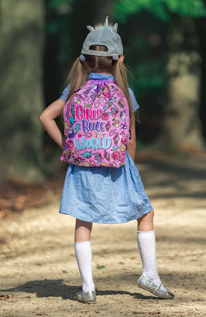 Fringoo Bag Drawstring Side Pocket - Girls Rule