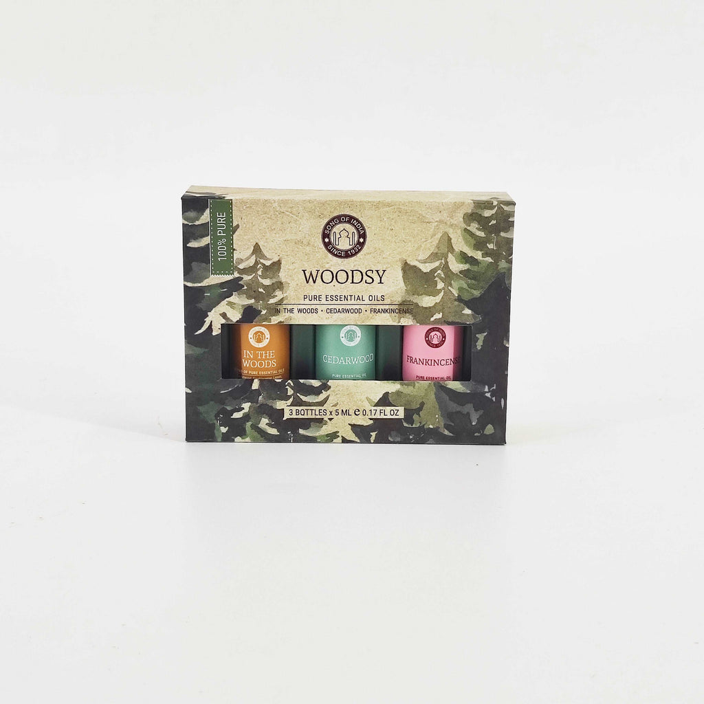 Aromatherapy Essential Oil Gift Box “ Woodsy (3pcs Set)