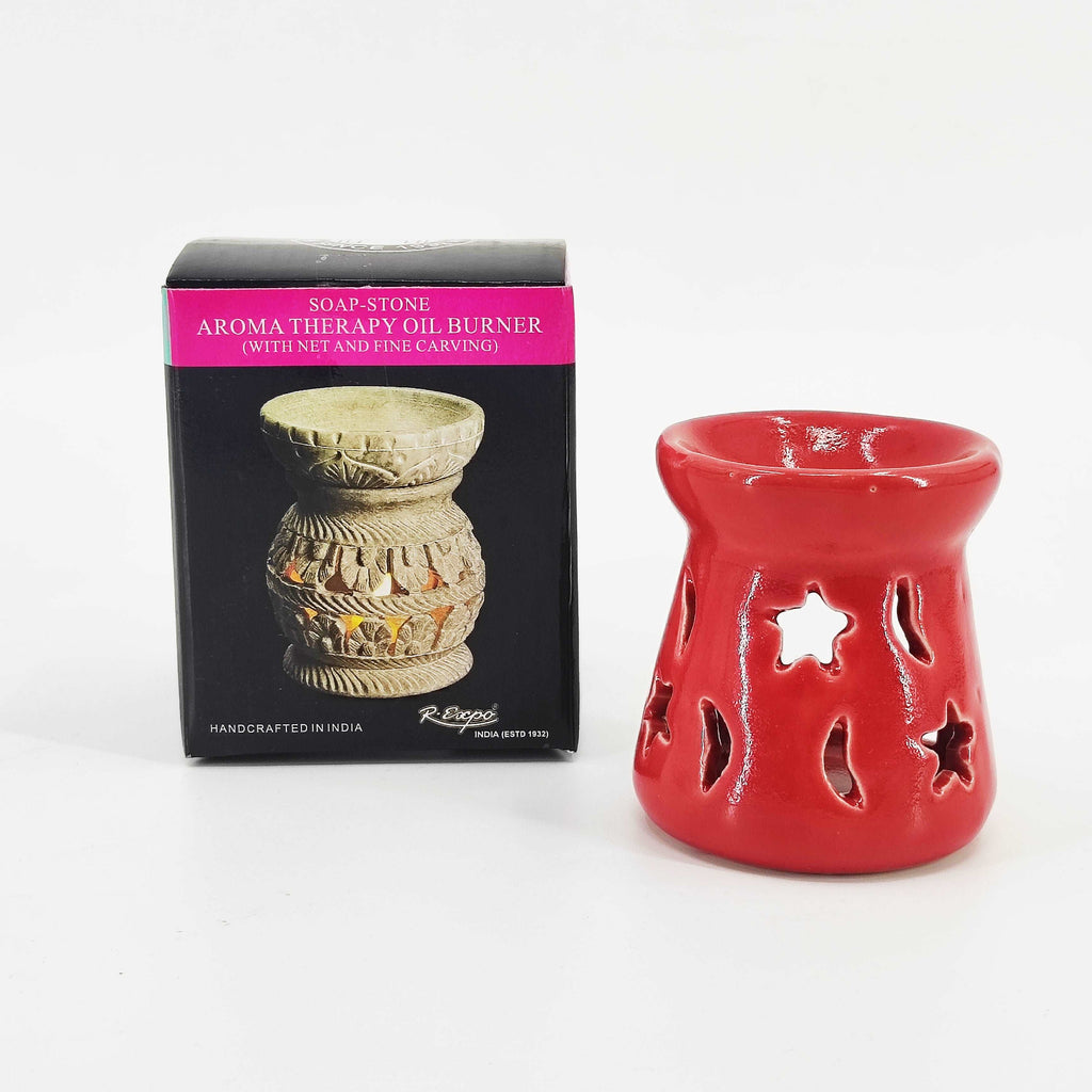 Ceramic Oil Burner “ Sun & Moon