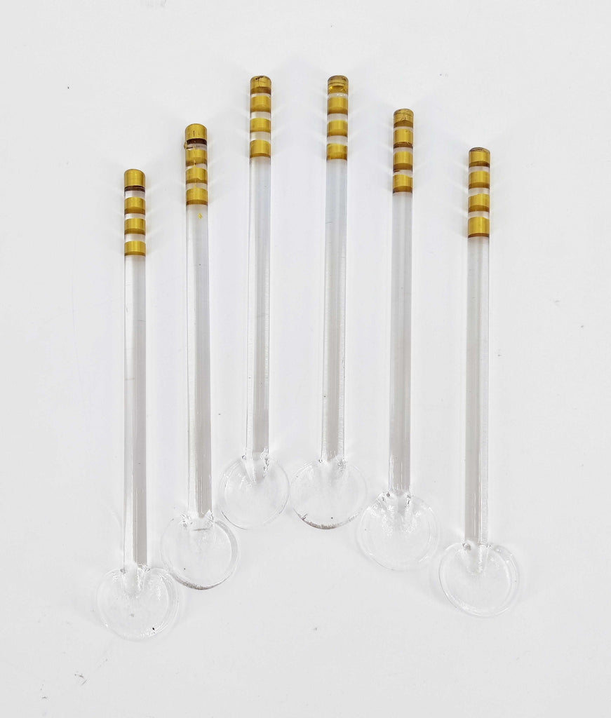 Acrylic Tea Spoon and Stirrer Set 6Pcs