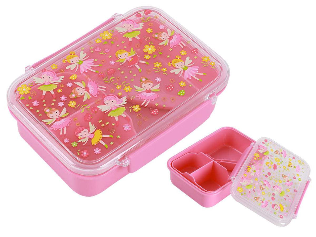 I-Total Lunch Box with Partition and Cutlery - FairyLunch box with partition and cutlery!
650ml (18x13x6cm)
BPA Free
Refridgerator safe
Freezer safe
Microwave safe (remove lid before microwaving)The Loft General TradingThe Loft General Trading-Total Lunch Box