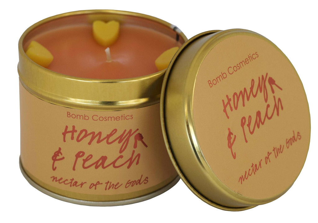 Honey & Peach - Tin Candle