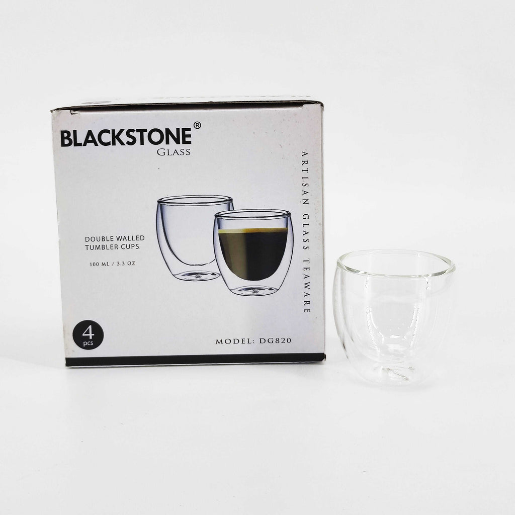 Blackstone Double Wall Tumbler 100ml Set 4Pcs