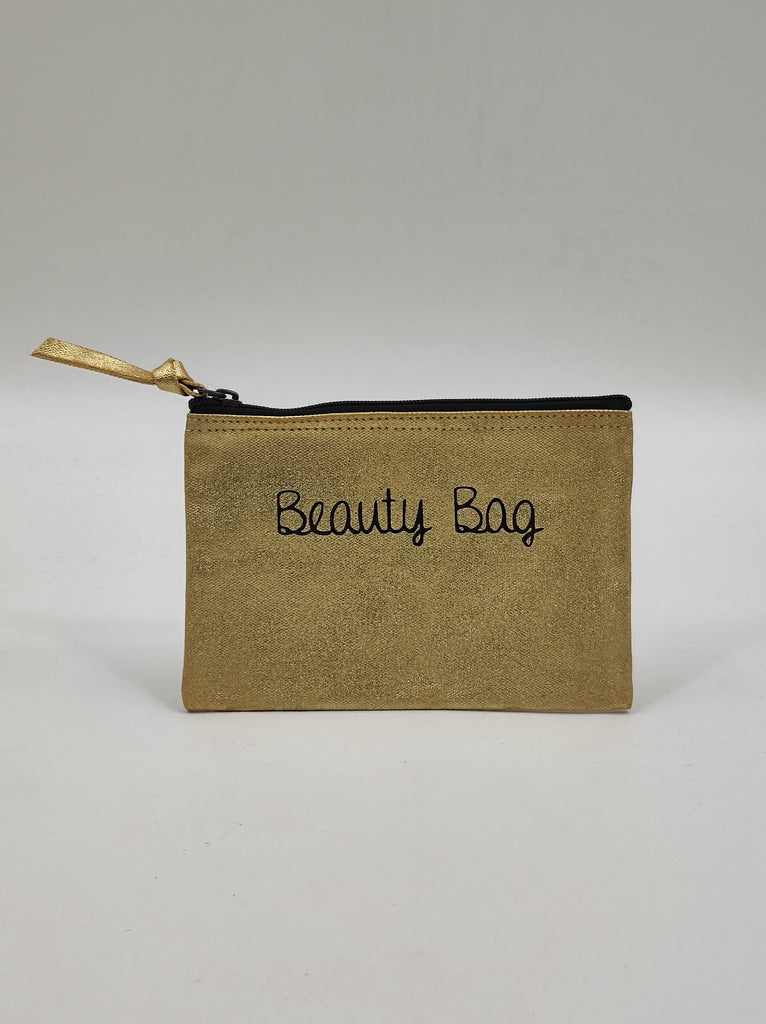 Makeup Organizer - "Beauty Bag"Size: 19x13x5cm
Color: Metallic Gold
Material: Recycled CottonBeautyThe Loft General TradingThe Loft General TradingMakeup Organizer - "Beauty Bag"