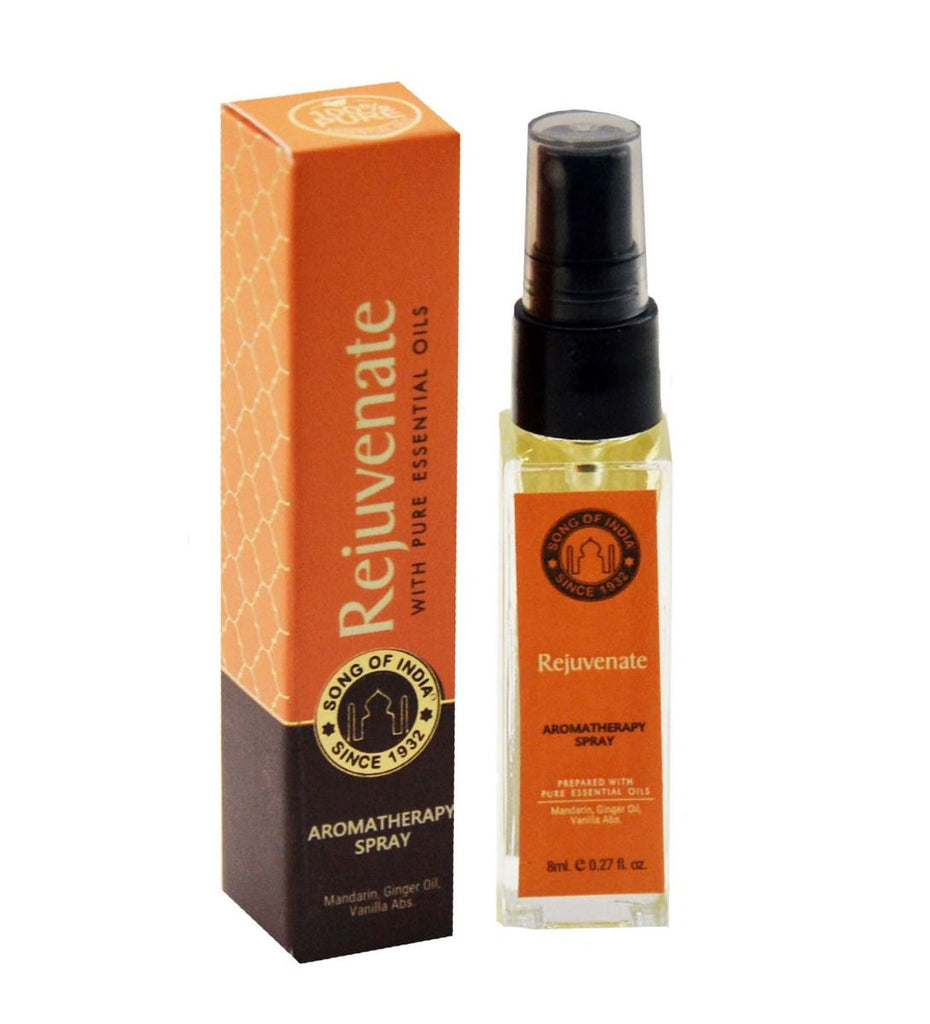 Aromatherapy Spray 8ml - RejuvenateLet these lightly scented aromatherapy sprays uplift your spirits and brighten your mood. Unwind and enjoy these unique and exquisite scents as they positively stimuBeautyThe Loft General TradingSong of IndiaAromatherapy Spray 8ml - Rejuvenate